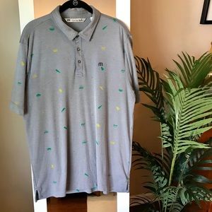 Travis Mathew “Beer and Brats” Printed Golf Polo